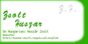 zsolt huszar business card